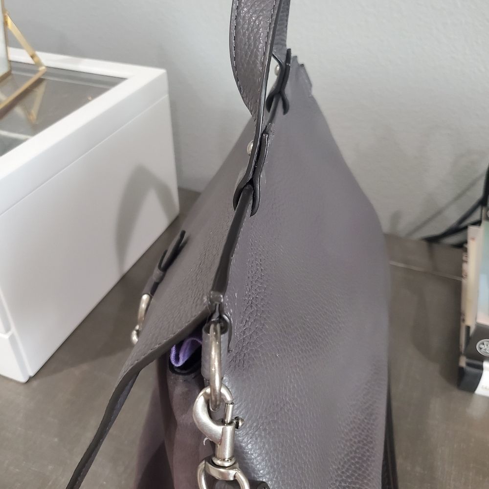 Rebecca Minkoff grey suede and leather bag - Picture 8 of 12